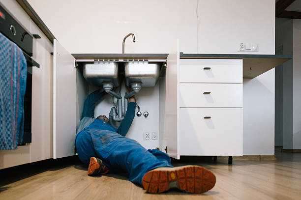 Professional Drain Cleaning technician working in Sunderland, MA